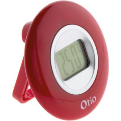 Thermomètre intérieur LCD rouge Otio