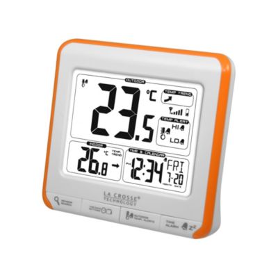 Thermomètre La Crosse Technology, grand écran noir et blanc