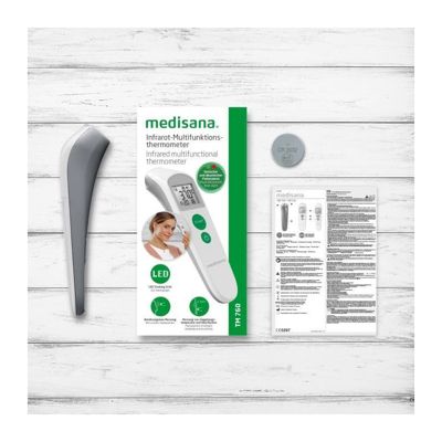 Thermometre - MEDISANA - TM 760 - Sans contact - Mesure précise viseur LED - Signal sonore - Mémoires - Dispositif medical cer