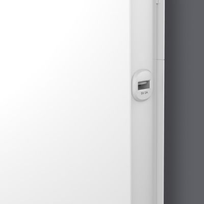 THERMOR - Radiateur chaleur douce connecté Equateur 4 horizontal gris ardoise 1250W - 427245
