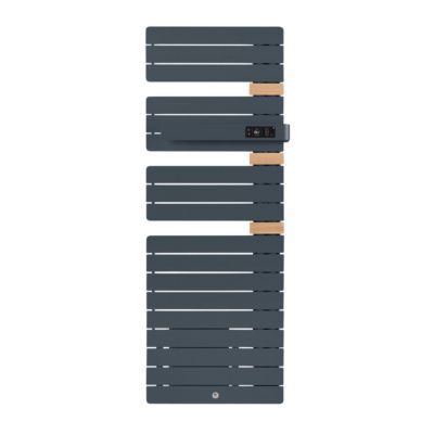 THERMOR - Sèche-serviettes Allure 3 mat à droite 750W gris ardoise/chêne - 483231