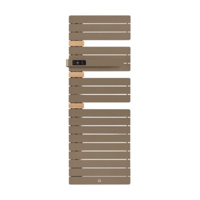 THERMOR - Sèche-serviettes Allure 3 mat à gauche 750W brun sable/chêne - 483220