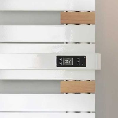 THERMOR - Sèche-serviettes Allure 3 mat à gauche 750W brun sable/chêne - 483220