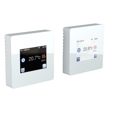 Thermostat blanc TFT610 WI FI + sonde de sol - IP21 - 230V - 10A