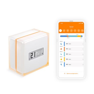 Thermostat d'ambiance connecté Smarther with Netatmo Legrand blanc
