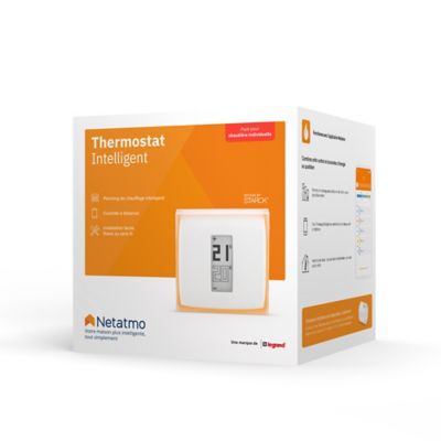 Thermostat connecté et intelligent filaire ou sans fil Netatmo