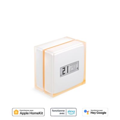 Thermostat connecté et intelligent filaire ou sans fil Netatmo
