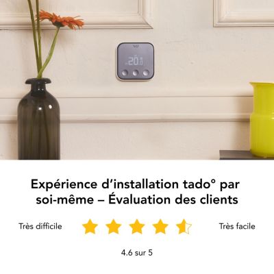 Thermostat connecté et intelligent Filaire tado X + bridge X