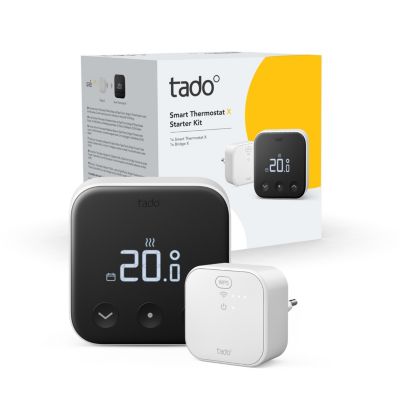 Thermostat connecté et intelligent Filaire tado X + bridge X