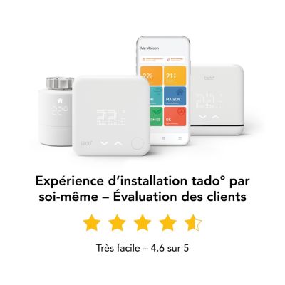 Thermostat connecté intelligent sans fil Tado° V3+