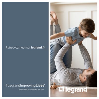 Thermostat d'ambiance connecté Smarther with Netatmo Legrand blanc