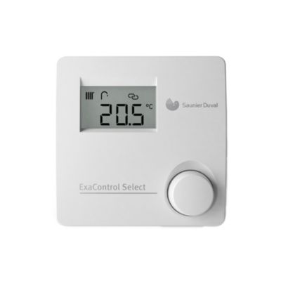 Thermostat d'Ambiance Filaire Contact Sec Exacontrol SELECT Saunier Duval — free download