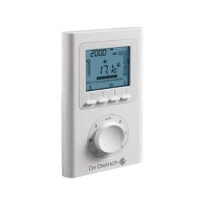 Thermostat d'Ambiance Filaire Contact sec Programmable AD 337 De Dietrich Compatible chaudières