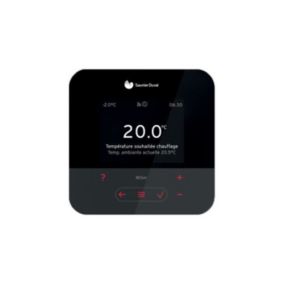Thermostat d'Ambiance - SAUNIER DUVAL - MiSet - Sans Fil - Tactile LCD - Programmable