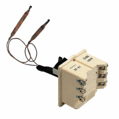 Thermostat de chauffe-eau industriel 2 sondes, L700mm + bouton, S 95 C tripolaire BTS- COTHERM - BTS6001407