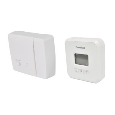 Thermostat digital programmable sans fil Flomasta EMP914ARF Castorama