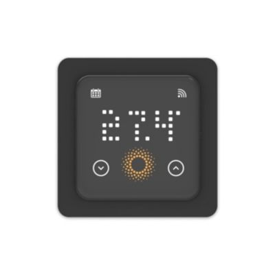 Thermostat intelligent LED tactile TS 500 WiFi - 25A, noir
