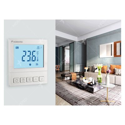 Thermostat numérique VBESTLIFE - Contrôle à distance - Programmable - Blanc - Bricolage