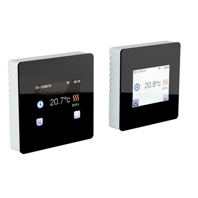 Thermostat noir TFT610 WI FI + sonde de sol - IP21 - 230V - 10A