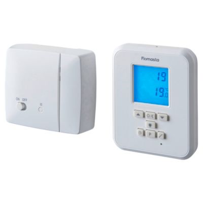 Thermostat programmable sans fil Flomasta EMP913ARF Castorama