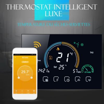 Thermostat tactile connecté Luxe Myluxeo