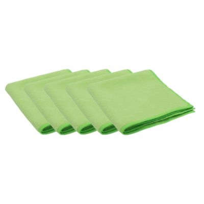 Ti'Pi - Lavettes Microfibres 100% recyclées - Lot de 5 - Anti rayures - Lavables et réutilisables