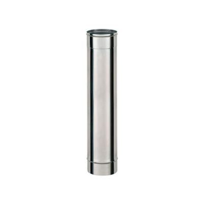 TI1000 Conduit simple paroi inox pour bois et fioul 1 m diam200 - à l'unité
