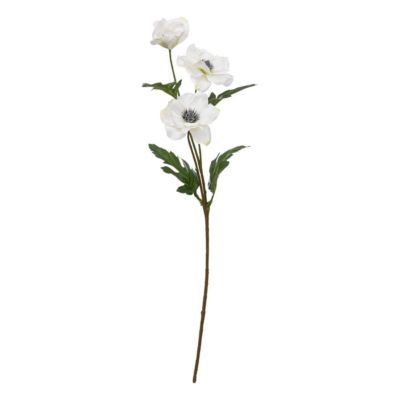 Tige d'anémone artificielle blanc H69cm - Atmosphera Créateur d'intérieur