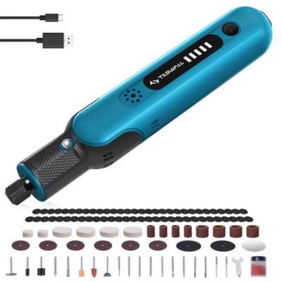 Outil Rotatif Multifonction 8V 2.5Ah - 30000 RPM Avec 157 Accessoires Pour Gravure, Polissage, DIY
