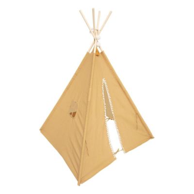 Tipi enfant Wapi - coton et peuplier - jaune ocre - Atmosphera