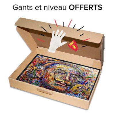 Tirage sous-verre encadré insolence 60x60 cm Fabriqué en France