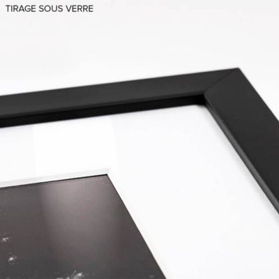 Tirage sous-verre encadré le vent te portera 60x60 cm Fabriqué en France