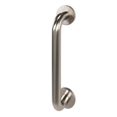 Tirant de porte Golvin GoodHome acier gris L.22 x H. 24,6 cm