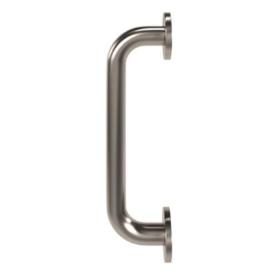Tirant de porte Golvin GoodHome acier gris L.22 x H. 24,6 cm