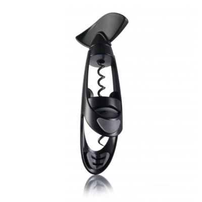 Tire-bouchon noir Vacu Vin 68814