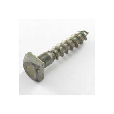 Tirefond 7X35 Tête Carrée 11X11X5 Acier brut - 1 pièce