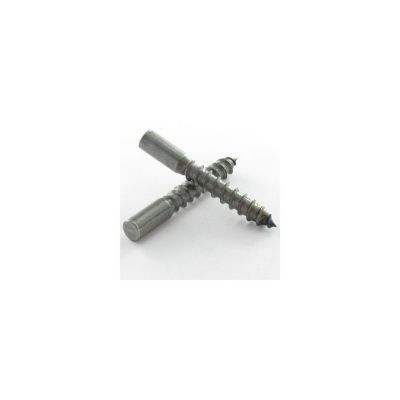 Tirefond Sans tête 10X210 Filetée sur 60 Acier brut - 30 pièces