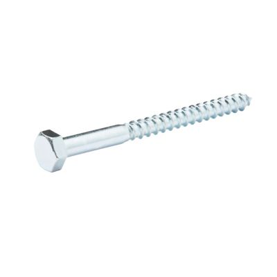 Tirefonds DIN 571 zingués 10x120 mm - 10 pièces