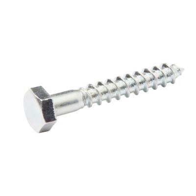 Tirefonds DIN 571 zingués 6x40 mm - 200 pièces