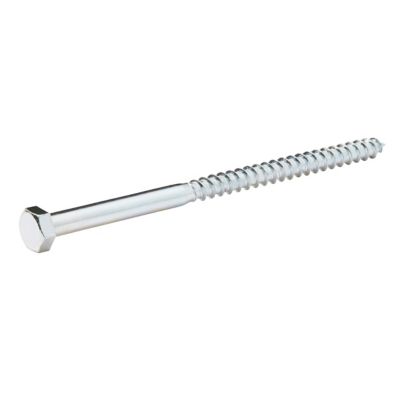 Tirefonds DIN 571 zingués 8x140 mm - 10 pièces