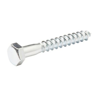 Tirefonds DIN 571 zingués 8x60 mm - 100 pièces