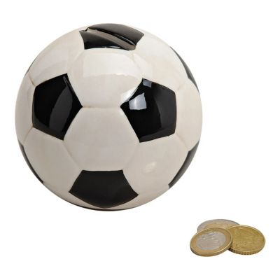 Tirelire en céramique ballon de foot