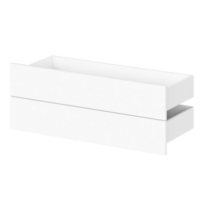 Tiroir blanc GoodHome Atomia L. 99,7 x P. 40 cm vendu par 2