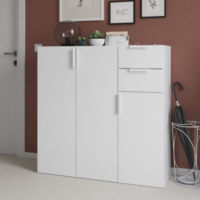 Tiroir blancs GoodHome Atomia H. 18,5 x L. 37,2 x P. 30 cm vendu par 2