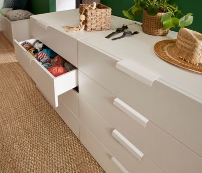 Tiroir blancs GoodHome Atomia H. 18,5 x L. 74,4 x P. 50 cm vendu par 2