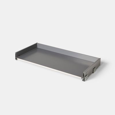 Tiroir de cuisine GoodHome Soto Anthracite l. 100 cm