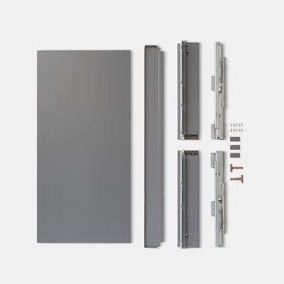Tiroir de cuisine GoodHome Soto Anthracite l. 100 cm