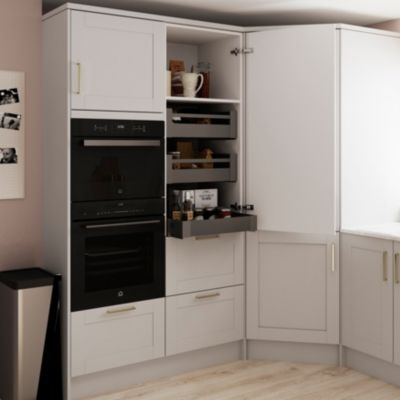 Tiroir de cuisine GoodHome Soto Anthracite l. 50 cm