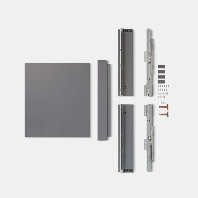 Tiroir de cuisine GoodHome Soto gris anthracite H. 10,8 cm x L. 60 cm