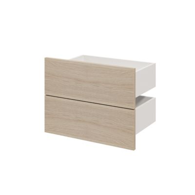 Tiroir effet chêne GoodHome Atomia H. 18,5 x L. 49,7 x p 30 cm vendu par 2